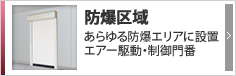 防爆仕様　あらゆる防爆エリアに設置可能、エアー駆動・制御