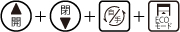 開+閉+自動/手動+ECO